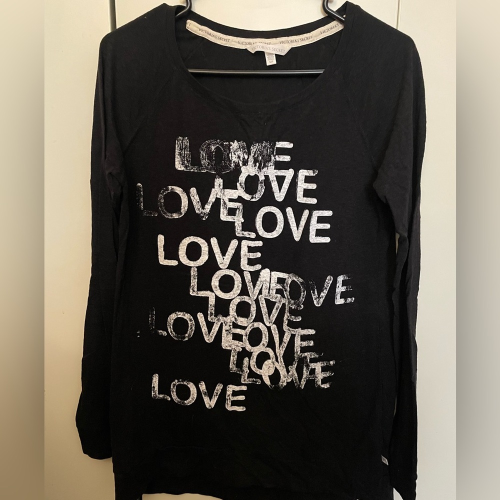 Victoria’s Secret Long Sleeved Love Shirt-S